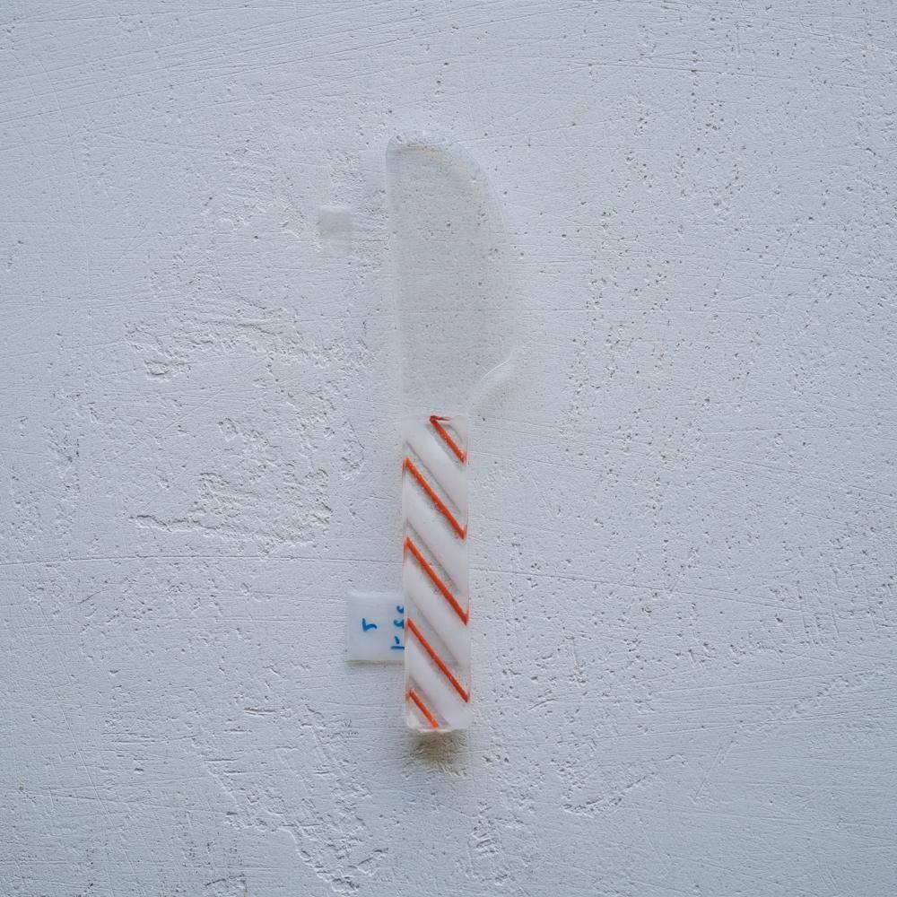 （2025年7月）【1点もの】天気雨　パッチワークジャムナイフ　て22-1