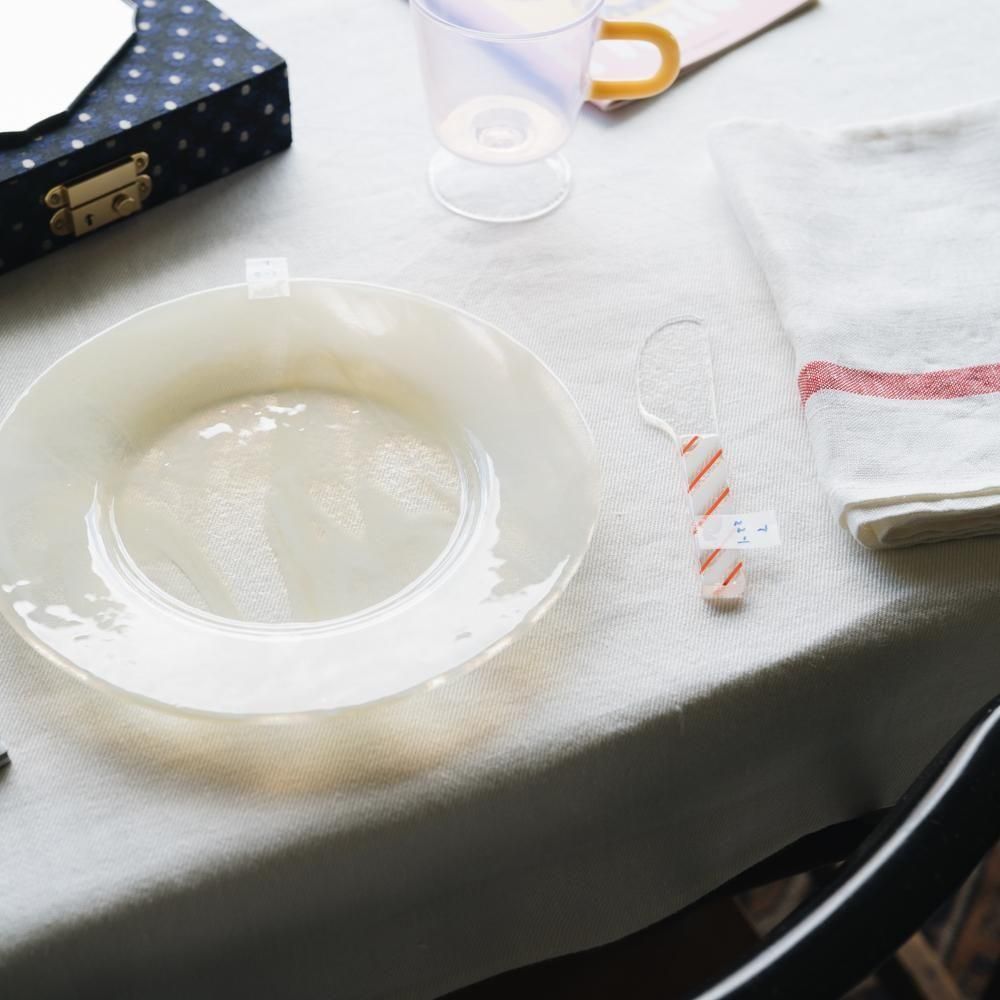 （2025年7月）【1点もの】天気雨　パッチワークジャムナイフ　て22-1