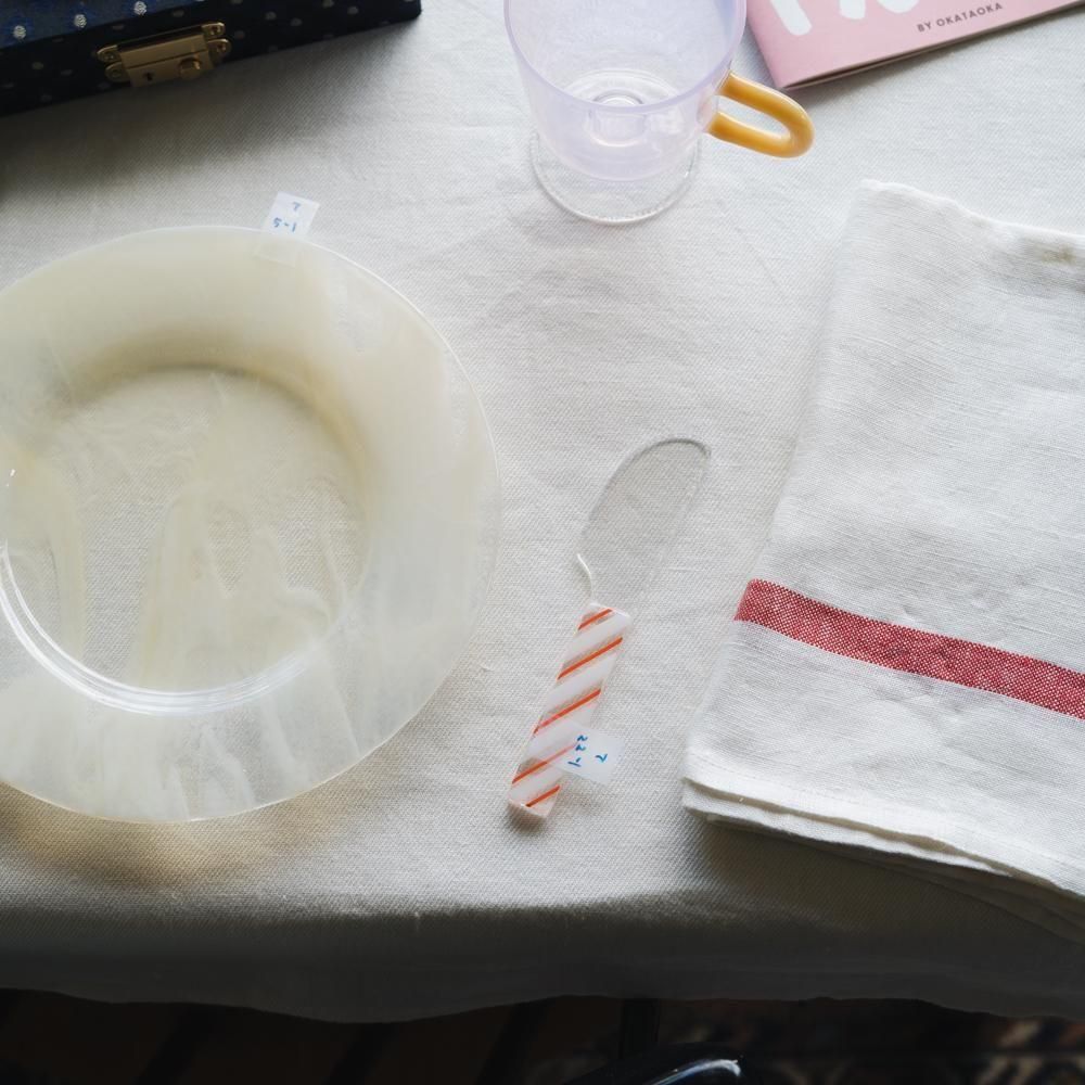 （2025年7月）【1点もの】天気雨　パッチワークジャムナイフ　て22-1