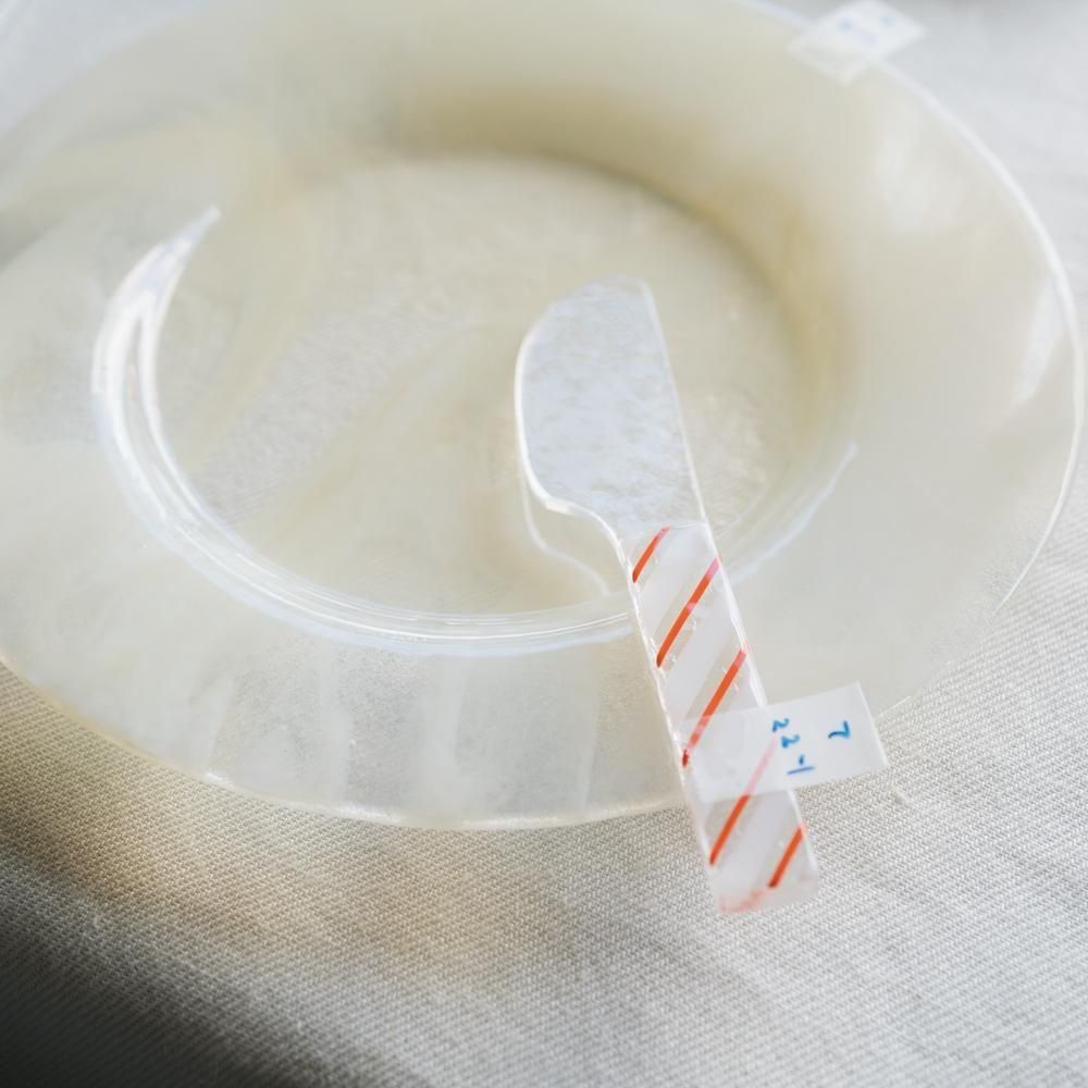 （2025年7月）【1点もの】天気雨　パッチワークジャムナイフ　て22-1