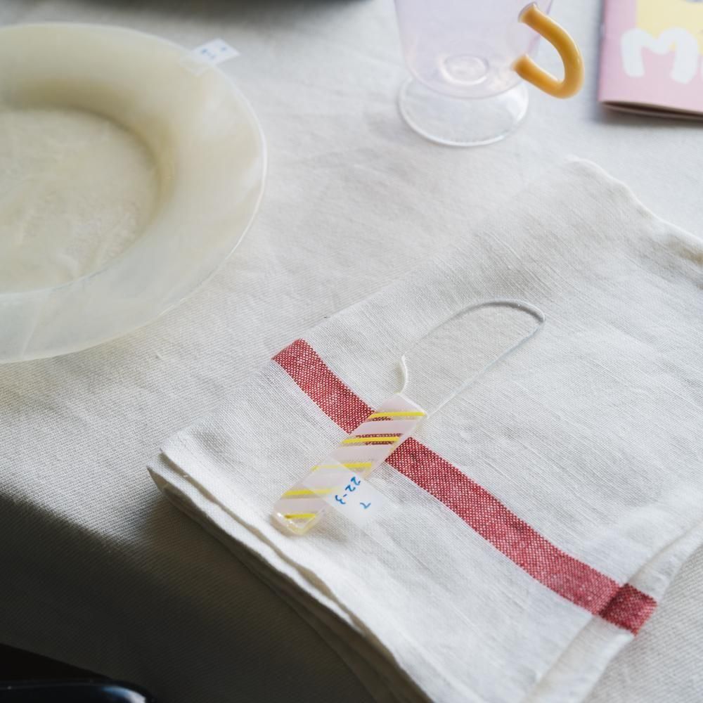 （2025年7月）【1点もの】天気雨　パッチワークジャムナイフ　て22-3