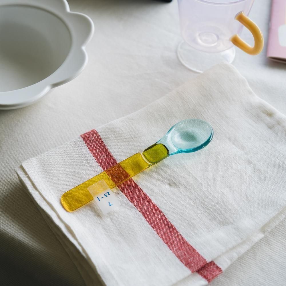 （2025年7月）【1点もの】天気雨　バイカラースプーン　て23-1