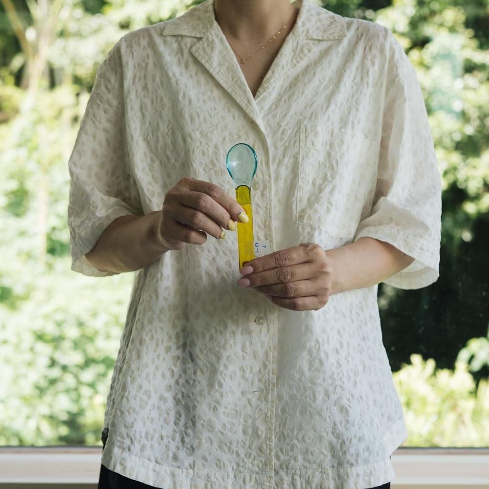 （2025年7月）【1点もの】天気雨　バイカラースプーン　て23-1