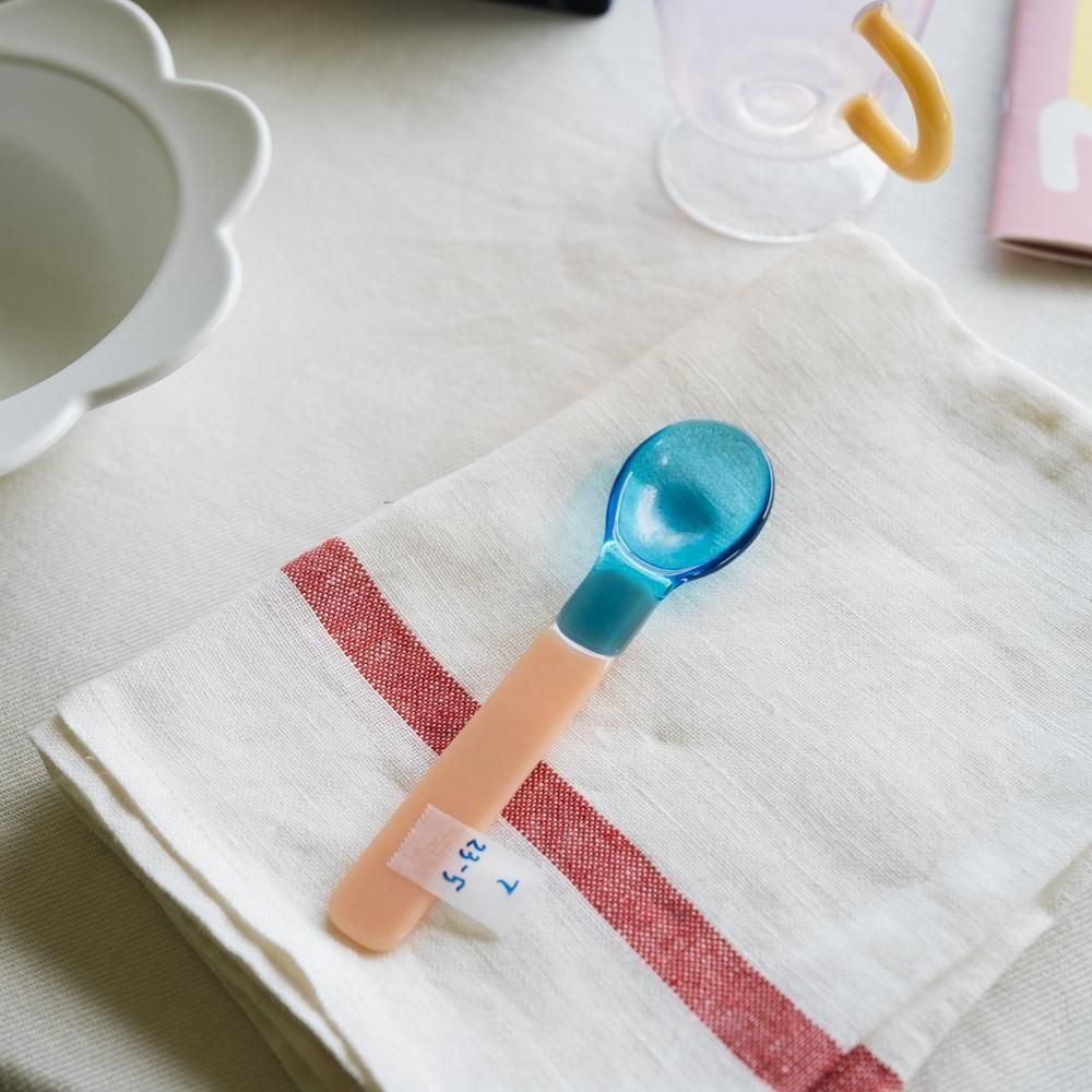 （2025年7月）【1点もの】天気雨　バイカラースプーン　て23-5