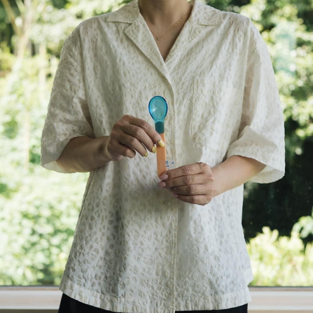 （2025年7月）【1点もの】天気雨　バイカラースプーン　て23-5