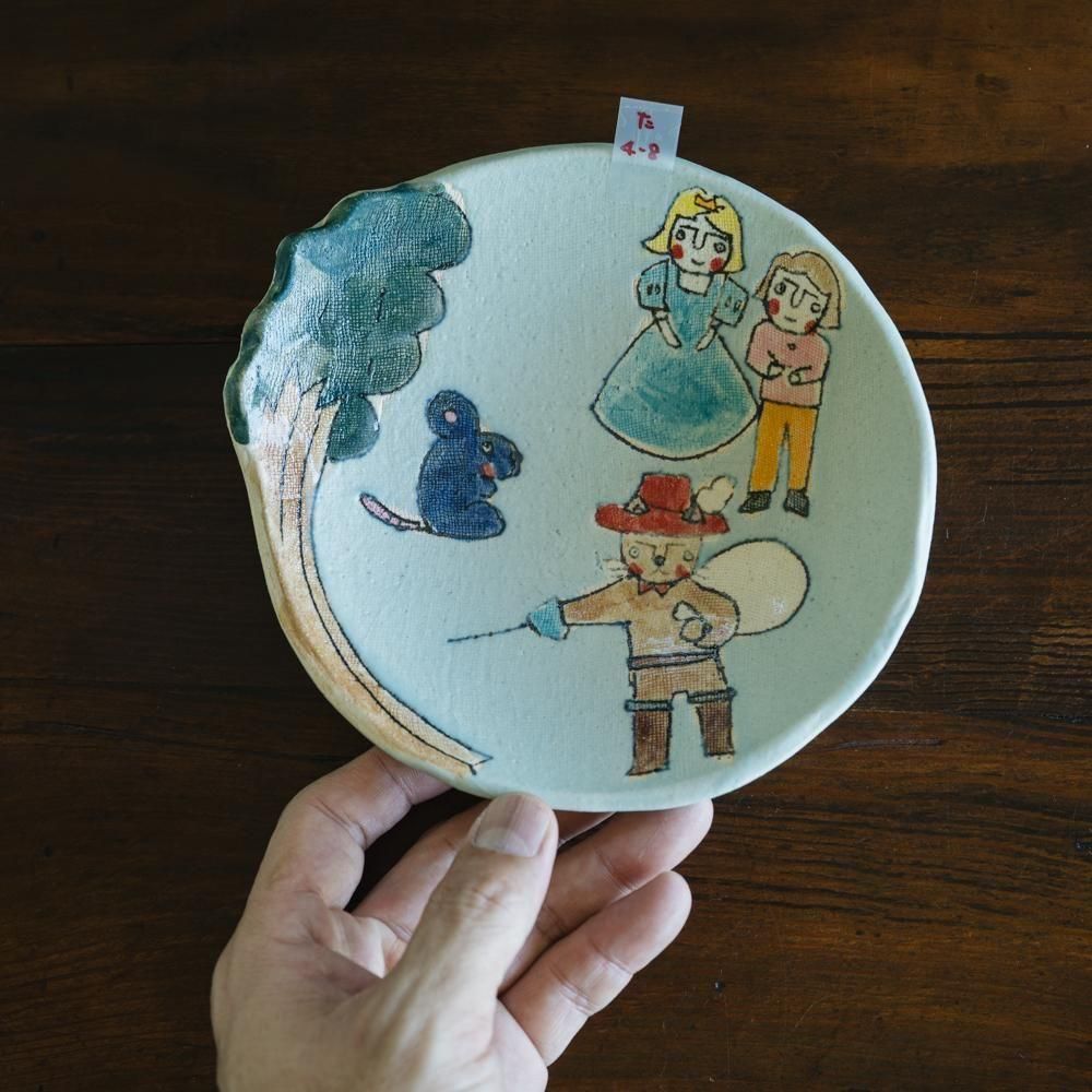 (2025年7月) 【1点もの】竹内礼　どうぶつさんシリーズプレート　（た4-8）