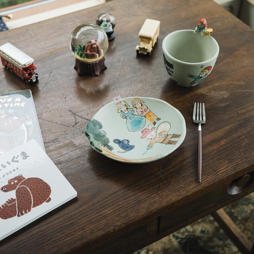 (2025年7月) 【1点もの】竹内礼　どうぶつさんシリーズプレート　（た4-8）