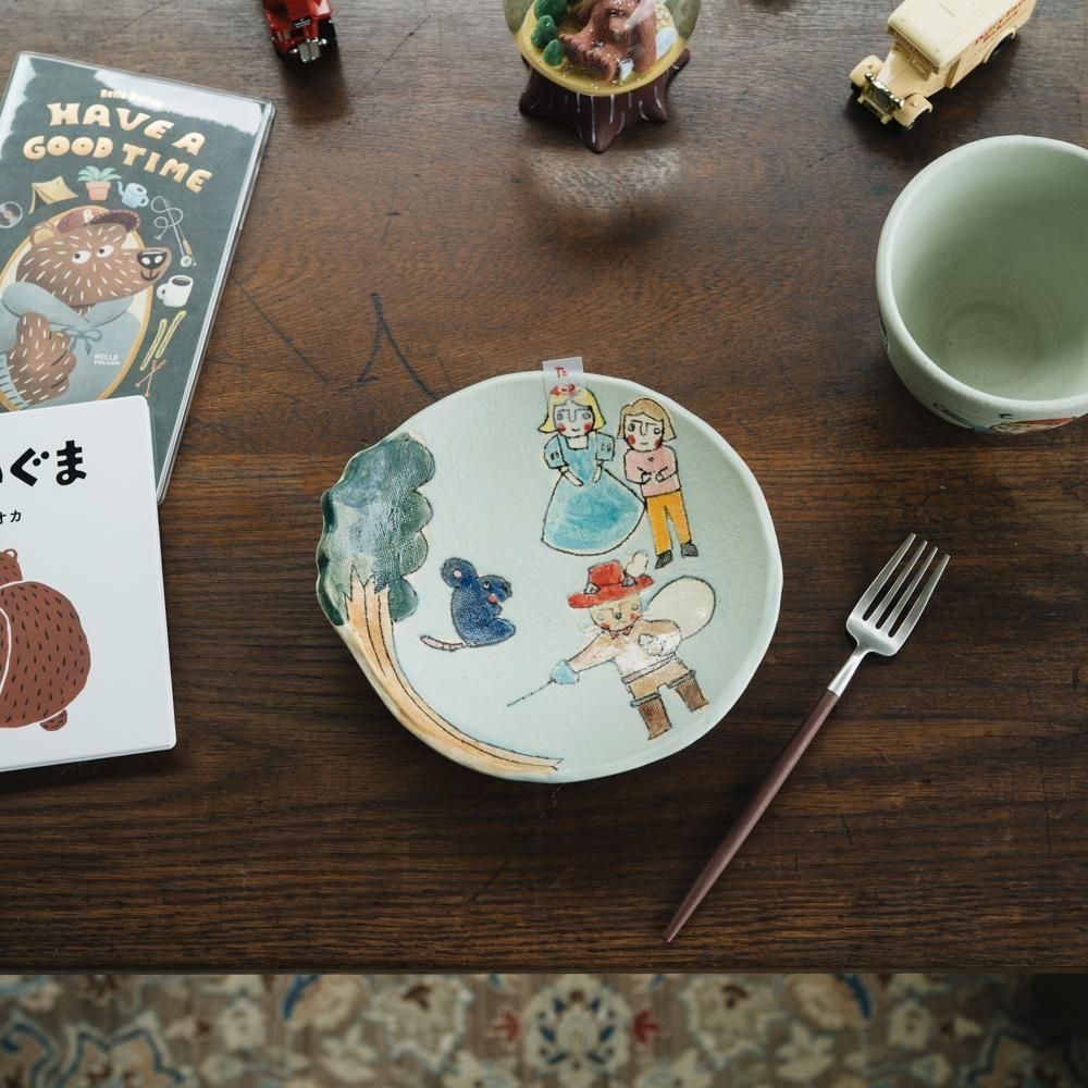 (2025年7月) 【1点もの】竹内礼　どうぶつさんシリーズプレート　（た4-8）