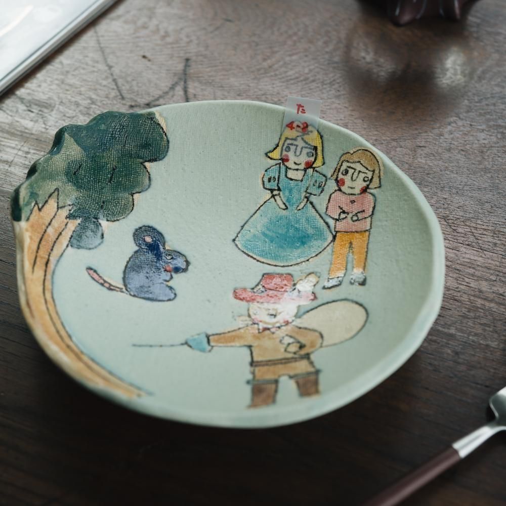 (2025年7月) 【1点もの】竹内礼　どうぶつさんシリーズプレート　（た4-8）