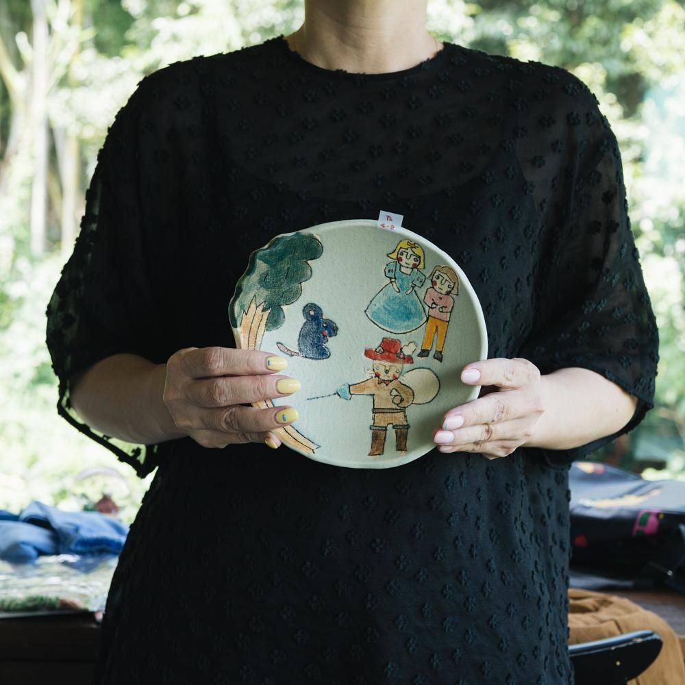 (2025年7月) 【1点もの】竹内礼　どうぶつさんシリーズプレート　（た4-8）