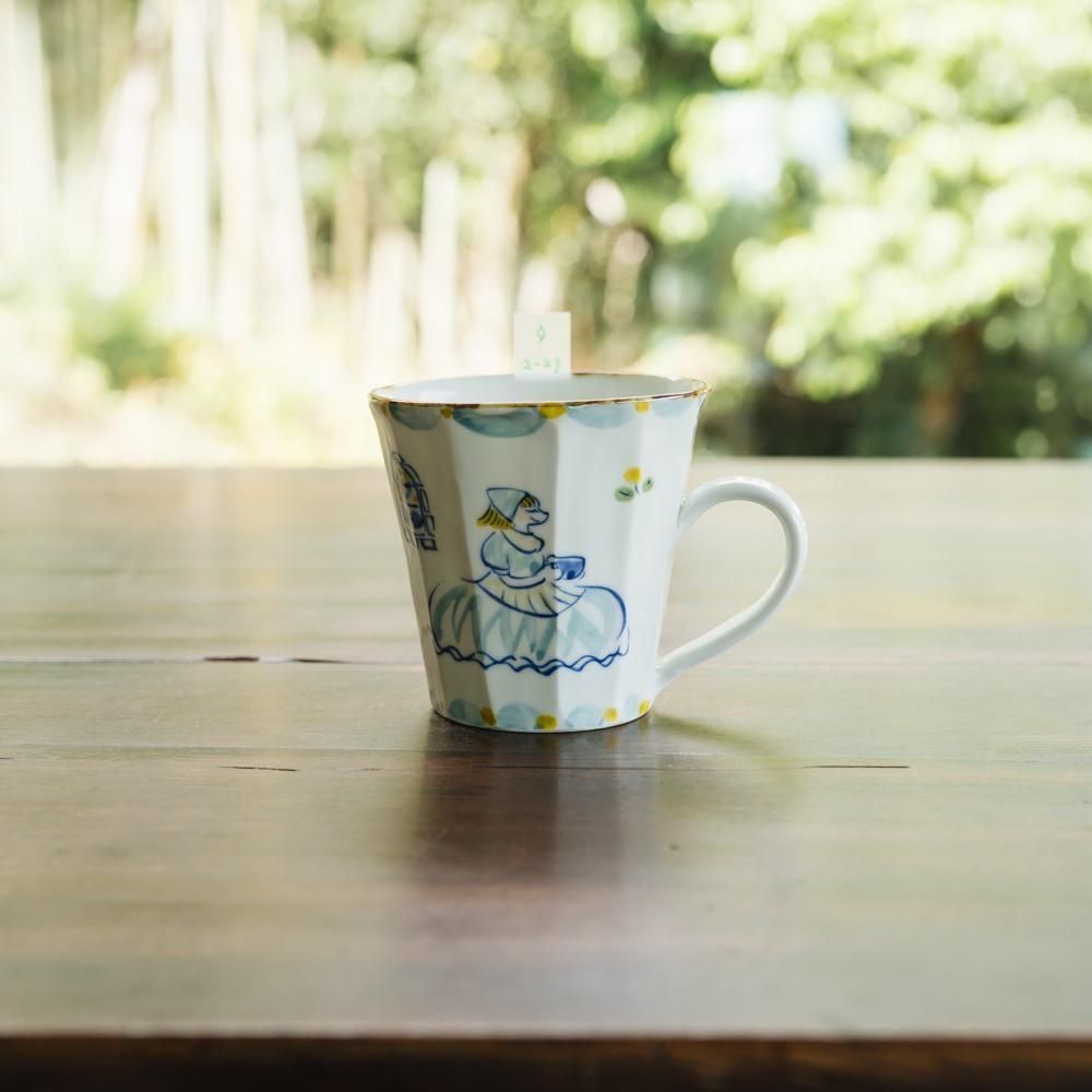 STUDIO ART手描きボーンチャイナ置物オシドリ Japanese tableware mail order | Utsuwa that enjoys the four
