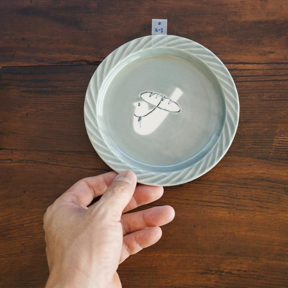 メロガッパ　絵しりとり皿 メロガッパ 絵しりとり皿