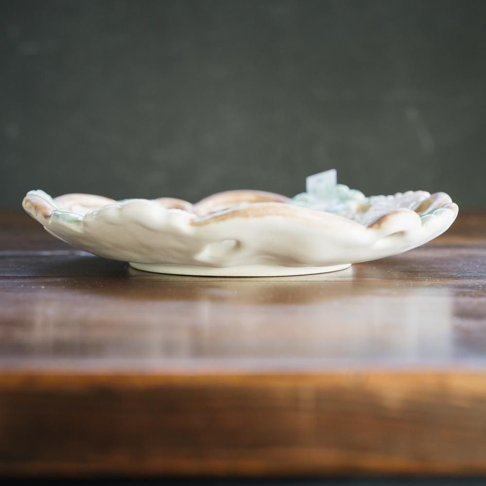 伊ナポリ　カゾラーロ社の陶器の丸皿x12枚 伊ナポリ カゾラーロ社の陶器の丸皿x12枚