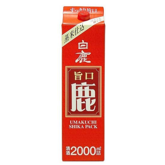白鹿 旨口 鹿 2Lパック（2000ml） - 京都の業務用酒販ふじまつ