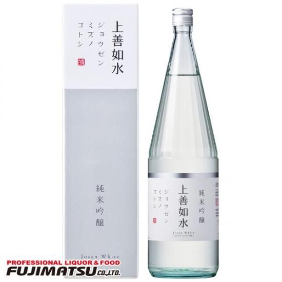 白瀧酒造 上善如水 純米吟醸【NEW】1.8L ※6本まで1個口で発送可能