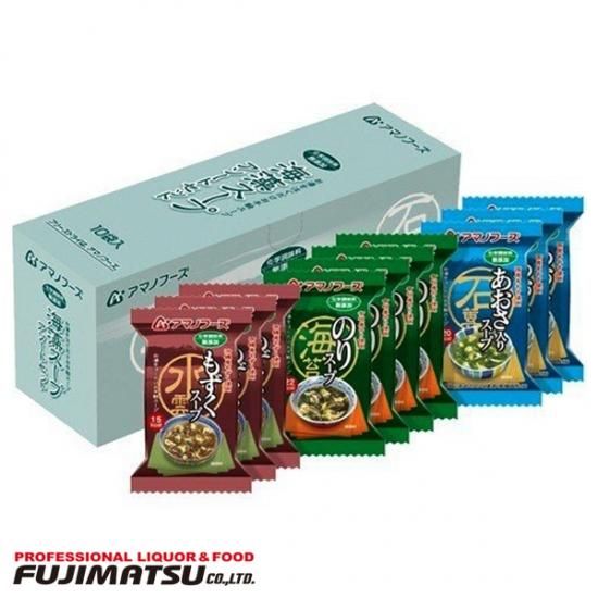 アマノフーズ 海藻スープアソートセット 10食入 フリーズドライ アーソート 非常食 もずくスープ のりスープ あおさ入りスープ 水雲 海苔 石蓴 アマノフーズ 海藻スープアソートセット 10食入 フリーズドライ アーソート 非常食 もずくスープ のりスープ あおさ入りスープ 水雲 海苔 石蓴