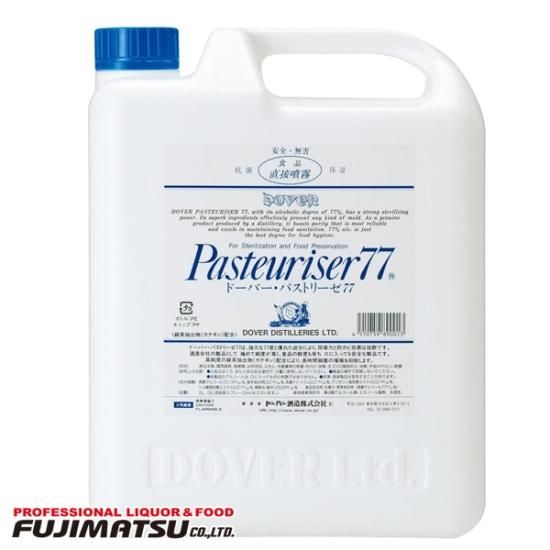 DOVER Pasteuriser 77 除菌剤 ドーバー DOVER パストリーゼ 77 5L ポリ容器 [アルコール77%の高い除