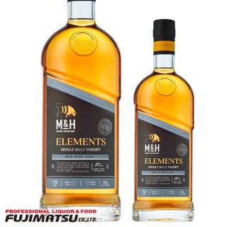 M＆H Elements Red Wine Cask (エレメンツ レッド ワイン カスク) 700ml (M&H Ｍ＆Ｈ Ｍ&Ｈ) イスラエル産ウイスキー