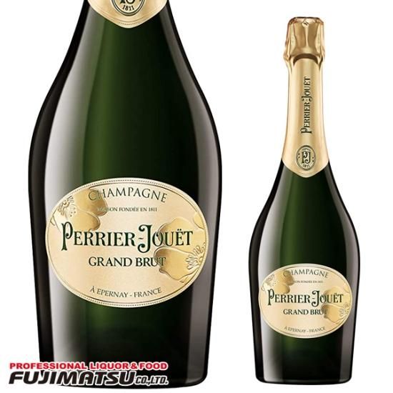 ペリエジュエ グラン ブリュット 750ml シャンパン 辛口 フランス PERRIER JOUET ギフト クリスマス - 京都の業務用酒販ふじまつ│ワイン、日本酒、洋酒、業務用酒販、業務用食品の通販