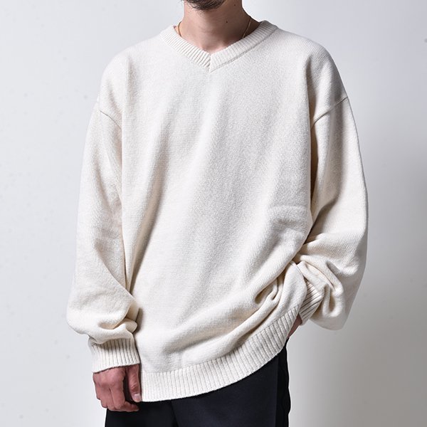 rin / V Wide Knit O.WH