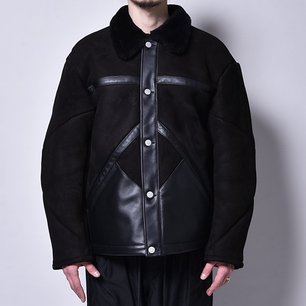 rin onffo/ ECO Mouton Far Blouson BK | labiela.com