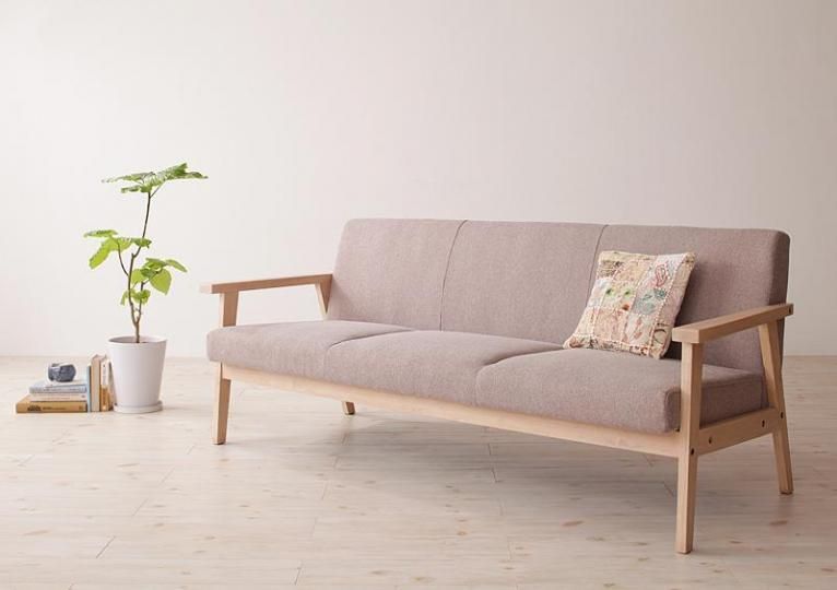 北欧ソファ Herttoniemi ヘルトニエミ　3人掛け 木肘北欧ソファ Herttoniemi ヘルトニエミ | Rush