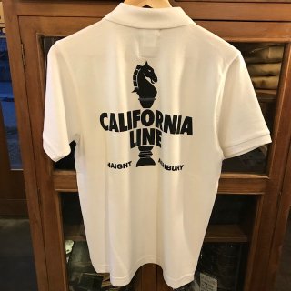 【CALIFORNIA LINE】　カリフォルニアライン　ポロシャツ“チェスナイツ”ホワイト