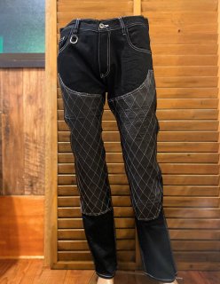 SKULL FLIGHT ɥ쥶Wˡ쥶ݥåȡɡ֥åȥȥ졼ȡۥ磻ȥƥåWˡ SS PANTS type6 ե饤