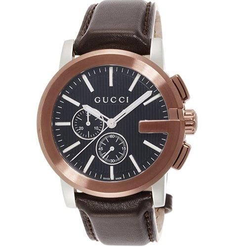 グッチ GUCCI YA101202 Gクロノ 腕時計 通販 ブラック文字盤