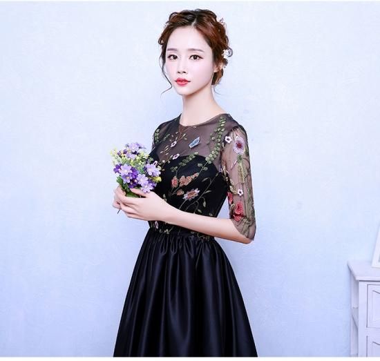 リゾート ワンピース ミモレ丈 コーデ 結婚式 黒 レース 花柄 リゾート ワンピース ミモレ丈 コーデ 結婚式 黒 レース 花柄