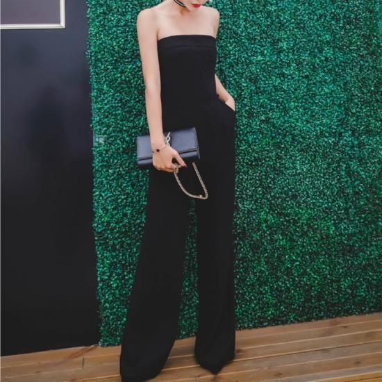 新品 総柄 リゾート セレブ風 ベア オールインワン パンツ
