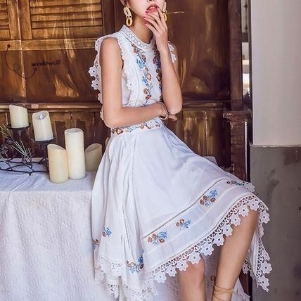 リゾート ワンピース 結婚式 ビーチ チロリアン 刺繍 ボヘミアン セットアップ リゾートワンピース 通販 ドレスバケーション マキシ丈からミニまで ハワイ旅行に