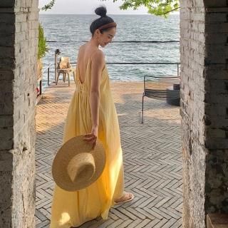 大人かわいいティアードワンピ♪シワ加工 シフォンプリーツワンピース