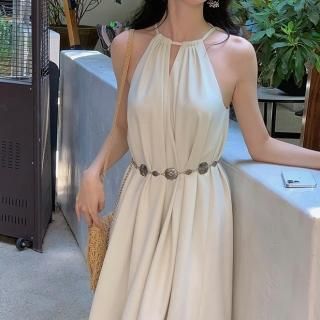 人気のリゾートスタイル ホルターネックのロング丈きれいめ 人気のリゾートスタイル ホルターネックのロング丈きれいめ