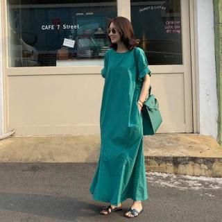 韓国 服 レディース ワンピース 緑 ロングドレス シアー パーティードレス 緑 送料無料 ドレス ワンピース 結婚式 パーティー 韓国 緑