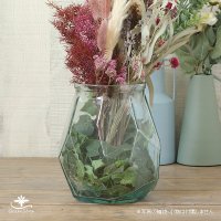 ガラス製 花瓶 バレンシア・リサイクルフラワーベース 26 VEINTISEIS