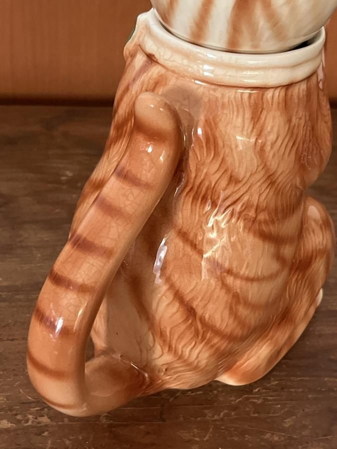 猫の型のティーポットTony Wood - アンティークとテディベアの店