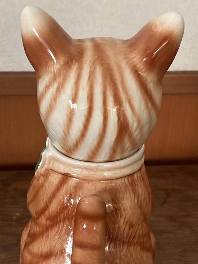 猫の型のティーポットTony Wood - アンティークとテディベアの店 猫の型のティーポットTony Wood - アンティークとテディベアの店