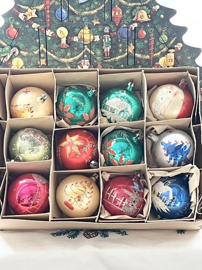 ポーランド製　ハンドメイド　オーナメントセット クリスマス ガラスのオーナメント ポーランド民族衣装 カシューブ地方