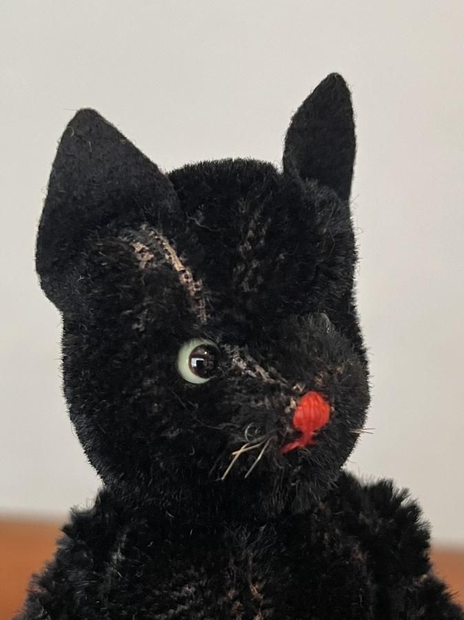 国内作家様の可愛い黒猫ゃんテディ5ジョイント　アンティーク品 国内作家様の可愛い黒猫ゃんテディ5ジョイント アンティーク品