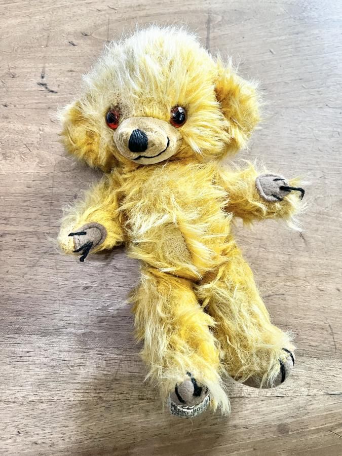 大きなビンテージ チーキー REG チーキーベア テディベア ビンテージ メリーソート社ビンテージ 「50年代REG.Dタグ・チーキー