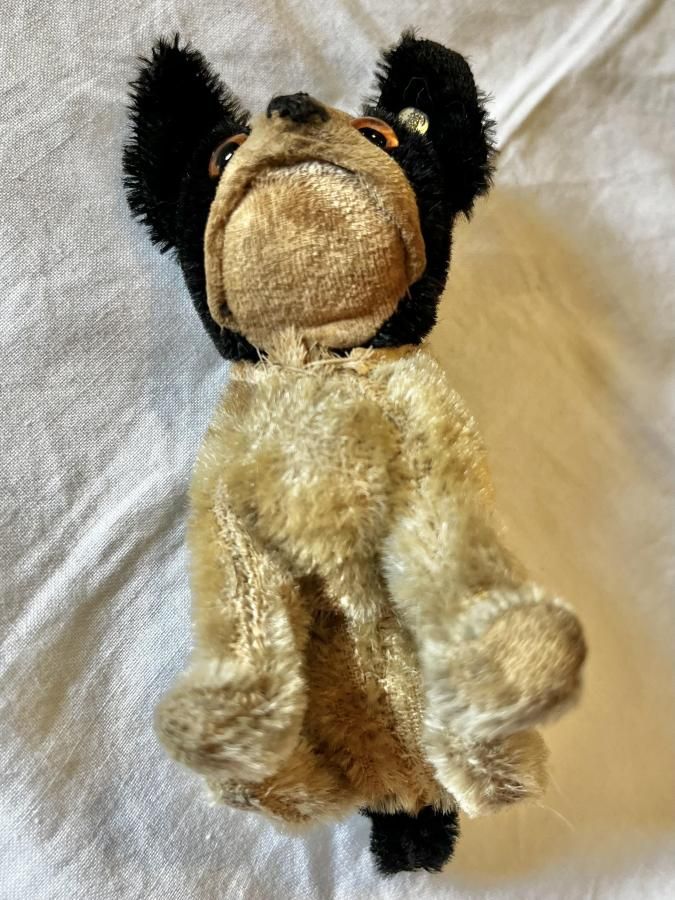 Bully dog 10cm 黒白 - アンティークとテディベアの店 Parade（パラード）