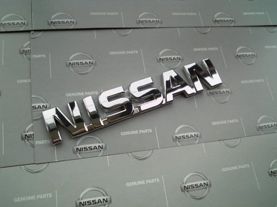 日産純正 R32 スカイライン GT-R リヤ NISSANエンブレム GTR BNR32  国産自動車部品・TV視聴キットのcarproduce-tmg