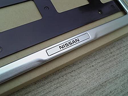 NISSAN 日産 純正 ナンバープレート リム 2枚 新品、未使用