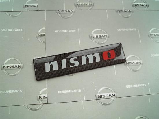 日産純正 nismo カーボン＋樹脂エンブレム ニスモ - 国産自動車部品・TV視聴キットのcarproduce-tmg