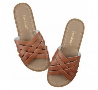 <img class='new_mark_img1' src='https://img.shop-pro.jp/img/new/icons14.gif' style='border:none;display:inline;margin:0px;padding:0px;width:auto;' />SALTWATER SANDALS  (Women)  Retro Slide / tan    7(adult) 25cm last one!