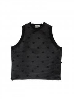 <img class='new_mark_img1' src='https://img.shop-pro.jp/img/new/icons20.gif' style='border:none;display:inline;margin:0px;padding:0px;width:auto;' />UNIONINI  metelasse pullover vest  / black 6-8y  last one!  40%off!
