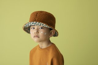 <img class='new_mark_img1' src='https://img.shop-pro.jp/img/new/icons20.gif' style='border:none;display:inline;margin:0px;padding:0px;width:auto;' />folk made  reversible bucket hat  / brown. ×  beige leopard last one! 40%off!
