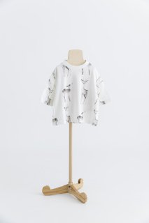 <img class='new_mark_img1' src='https://img.shop-pro.jp/img/new/icons20.gif' style='border:none;display:inline;margin:0px;padding:0px;width:auto;' />folk made  deer pattern-T / off white  S  last one!  40%off