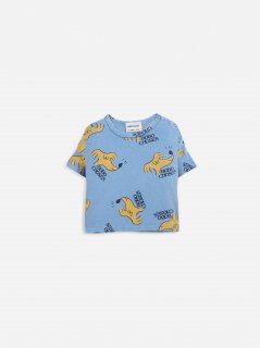 <img class='new_mark_img1' src='https://img.shop-pro.jp/img/new/icons14.gif' style='border:none;display:inline;margin:0px;padding:0px;width:auto;' />BOBO CHOSES   Sniffy Dog all over short sleeve T-shirt  12-18m last one!